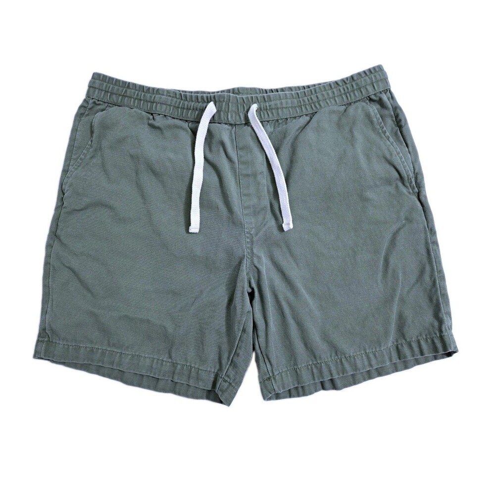 Goodfellow Men's Large Drawstring Pull On Green Shorts Beach Summer Gym Run